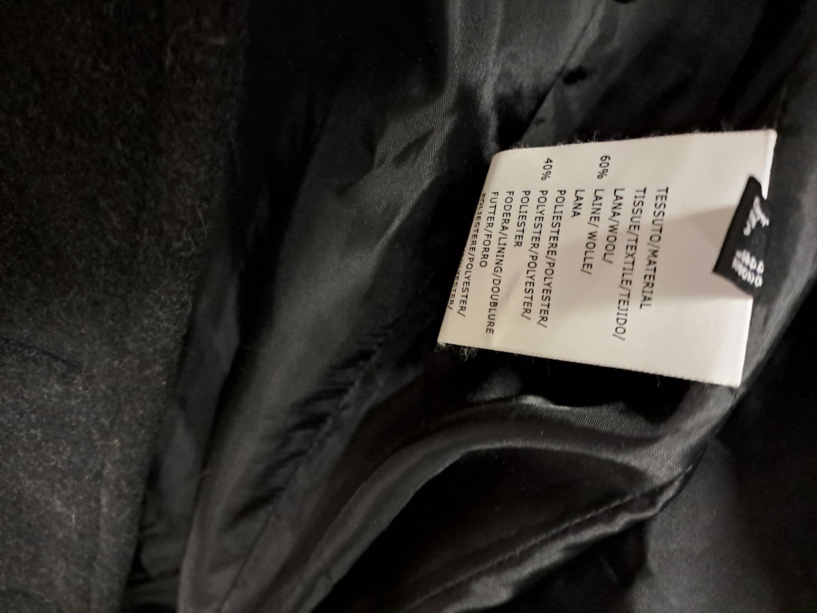 Cappotti: Eleganter Wollmantel Gr. 40 schwarz – Usato da Zürich venduto da Schoebi19 4