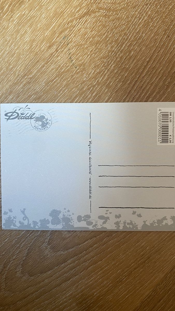 Cartoline: Diddle Postkarte Nr. 17-h – Nuovo (secondo la descrizione) da Beinwil (Freiamt) venduto da Akgeun 1