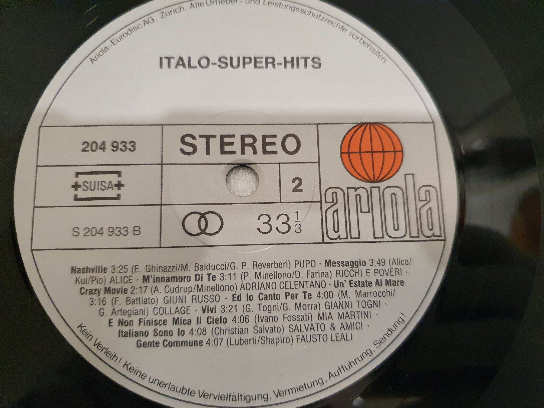 Dischi in vinile: Italo-Hits Super 20 – Usato da Uster venduto da Vinyl-Leidenschaft 6