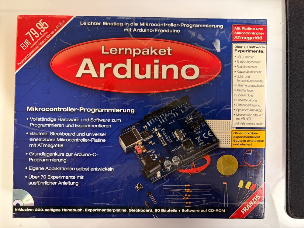 Franzis Lernpaket Arduino – Mikrocontroller-Programmierung (Gebraucht ...