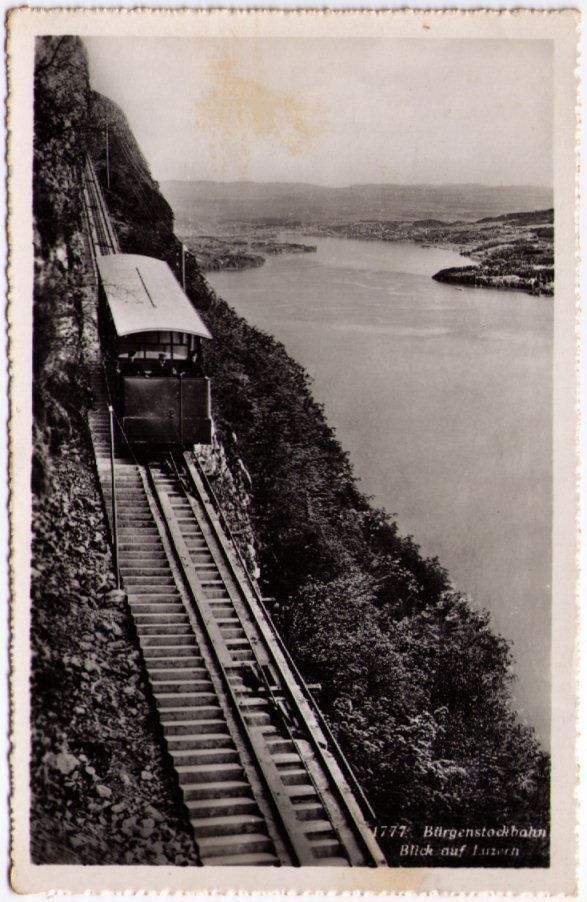 Cartes postales: Bürgenstock - Standseilbahn – D'occasion à Binningen par Mountainrider