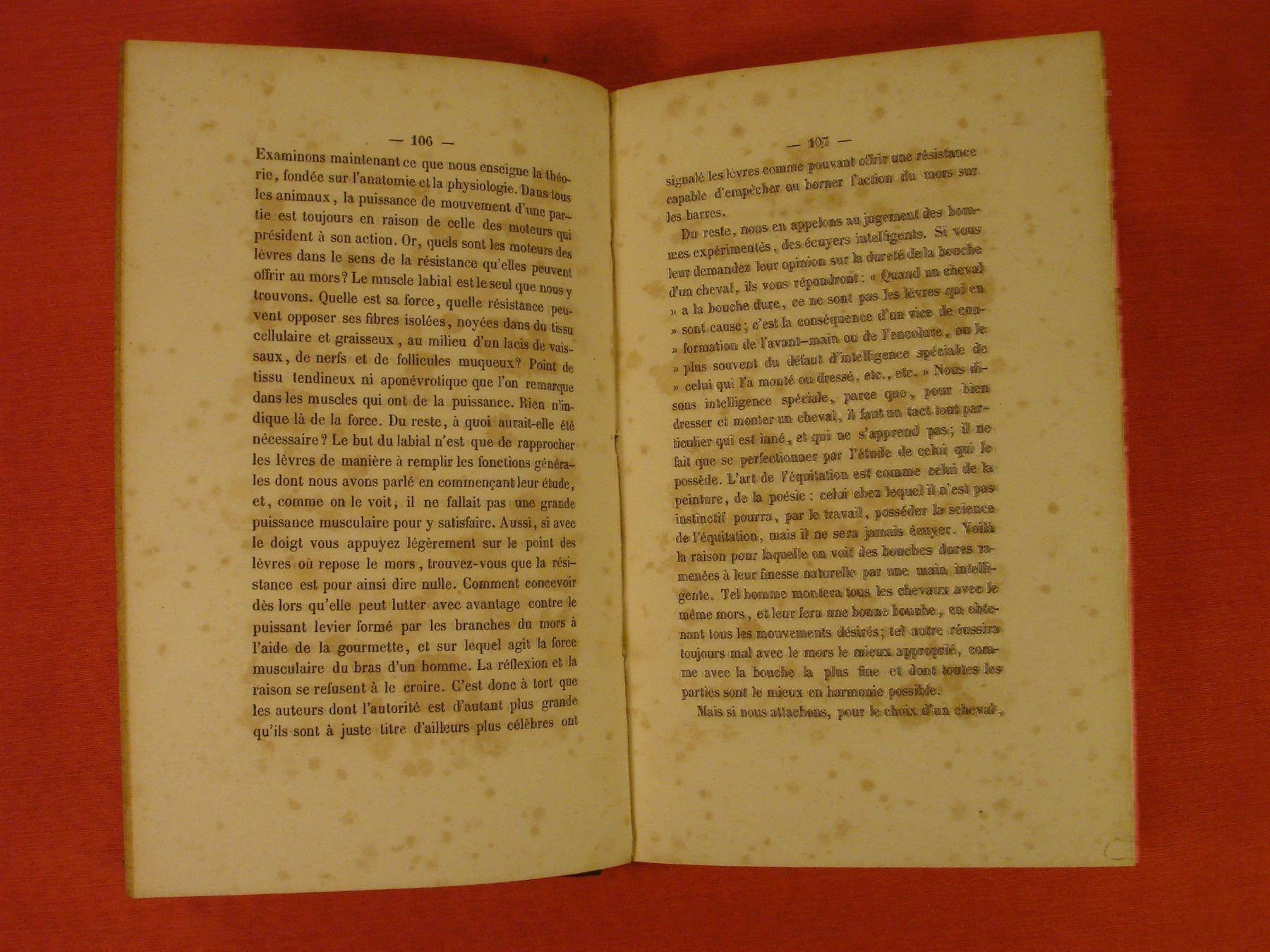 Libri: DE LA CONFORMATION DU CHEVAL, um 1860, PFERD – Usato da Grüningen venduto da Kartensammler 1