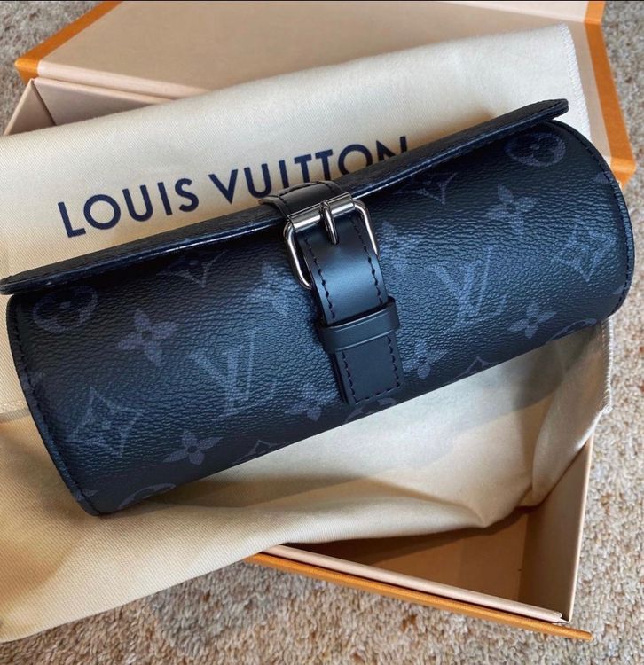 Louis Vuitton Uhrenrolle/Tasche für 3 Uhren