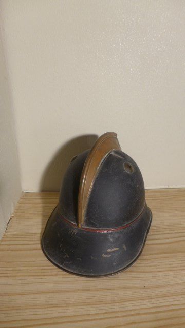 Schweizer Armee Pompieri: Alter Feuerwehrhelm, Metall, Schweiz. – Usato da Zürich venduto da inf_gt6t 1
