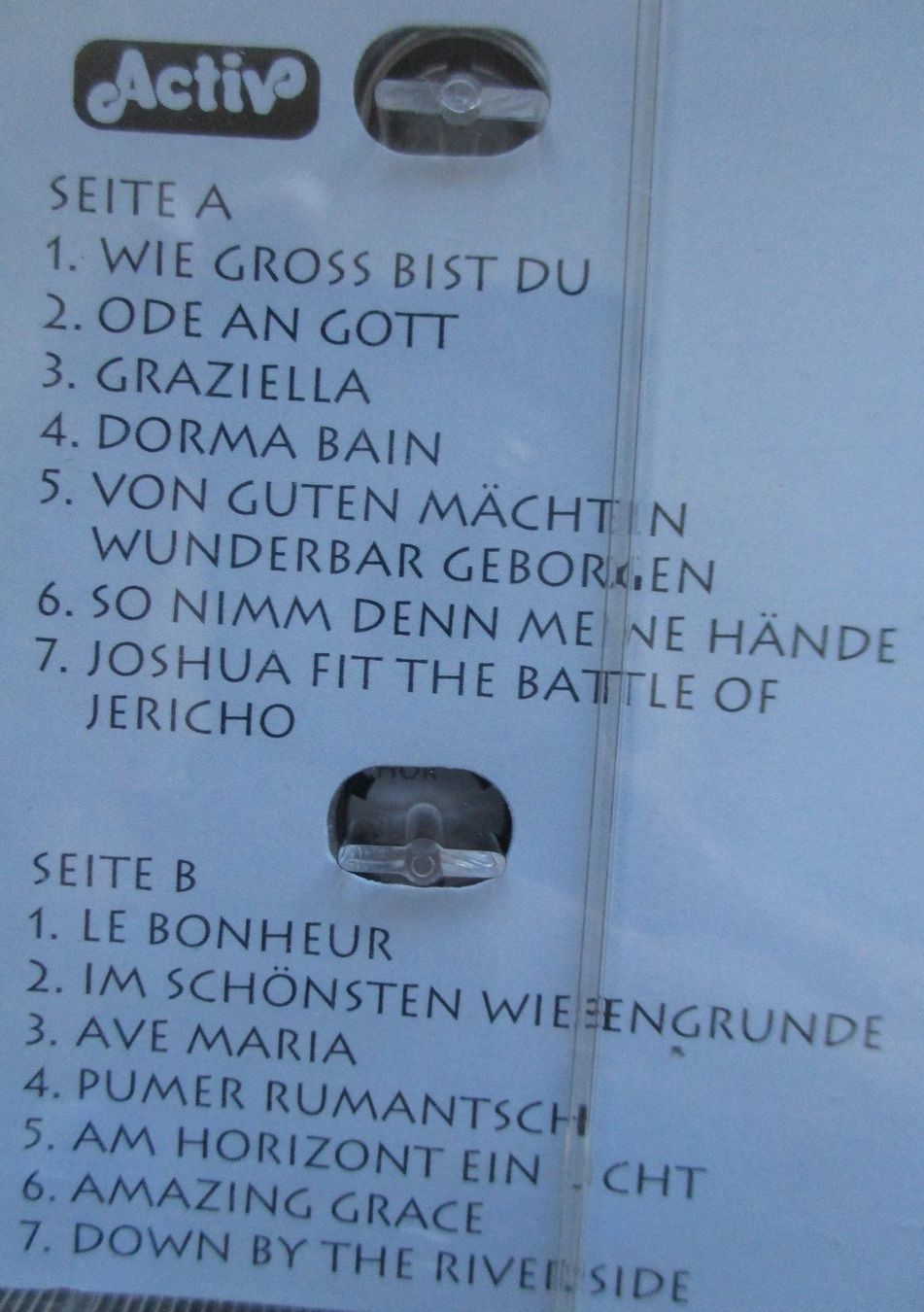 Musicassette: Wie gross bist Du / MC ungeöffnet – Nuovo e nell'imballaggio originale da Flumenthal venduto da novbra 1