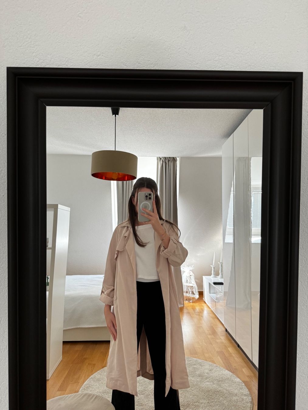 Cappotti: H&M rosaroter Trenchcoat – Nuovo (secondo la descrizione) da Grenchen venduto da iagiag 1
