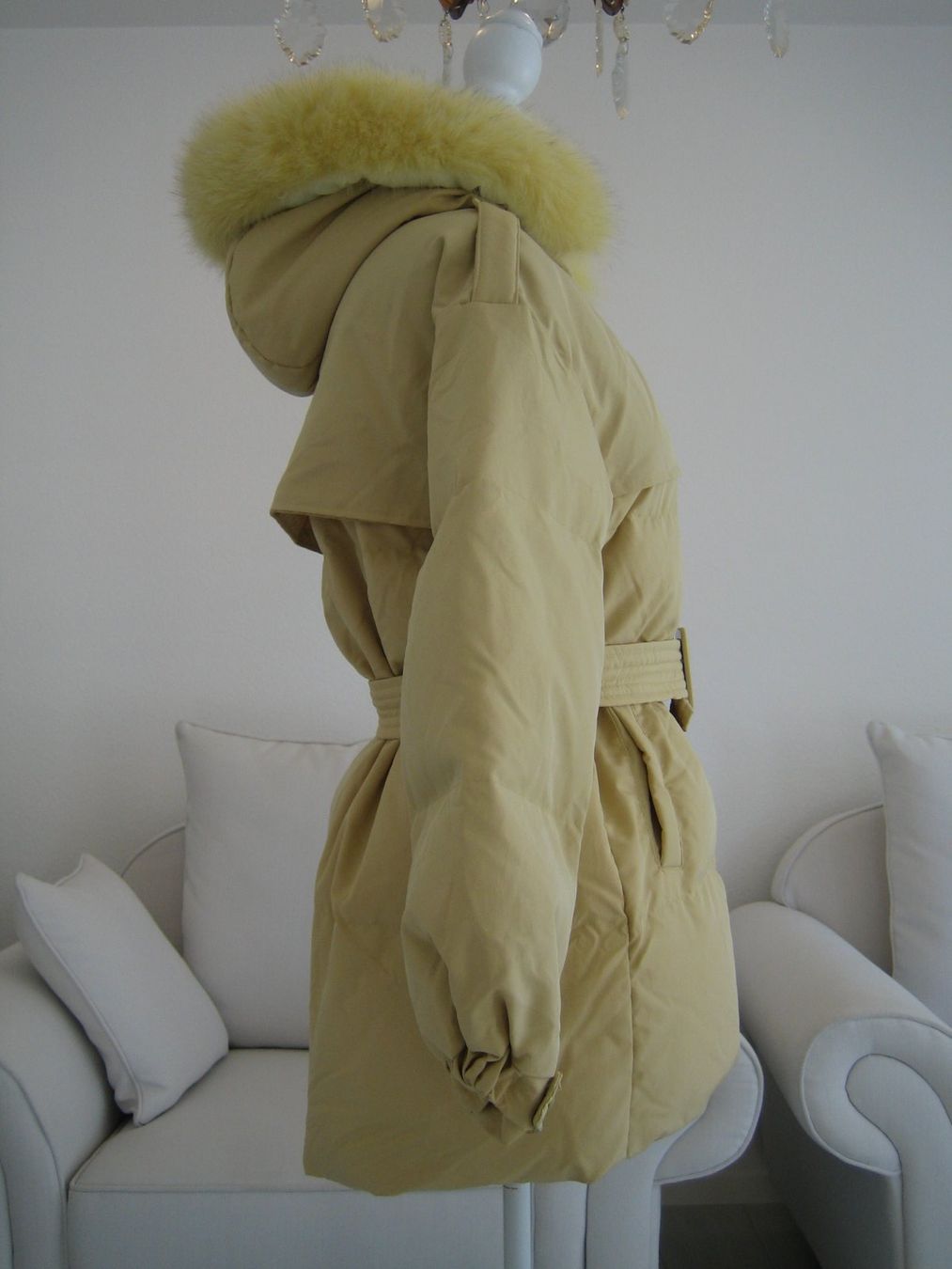 Jacken: NEU! ECHTE DAUNEN JACKE BEIGE GR. 36 – Neu (gemäss Beschreibung) aus Egnach von VILLA.ROSA 1