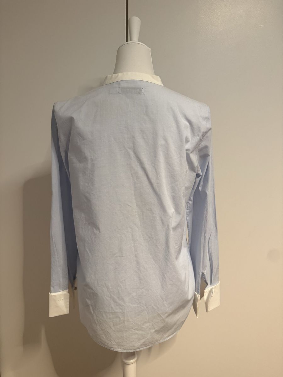 Camicette: Damen Bluse Pedro del Hierro hellblau  – Usato da Stettlen venduto da Beauty-19 3