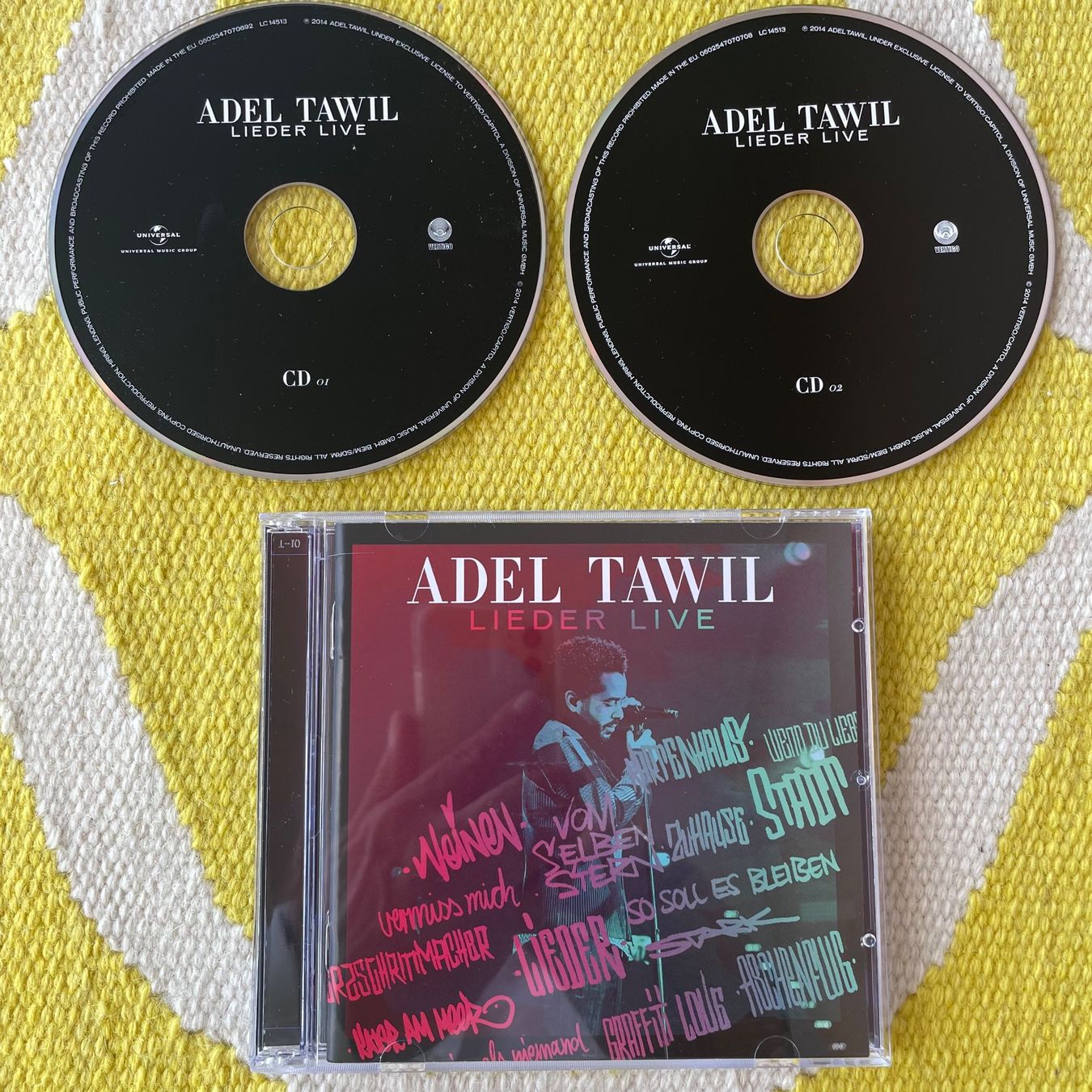 CD: ADEL TAWIL-2CD LIEDER LIVE – Usato da Rorschacherberg venduto da CD-Roli