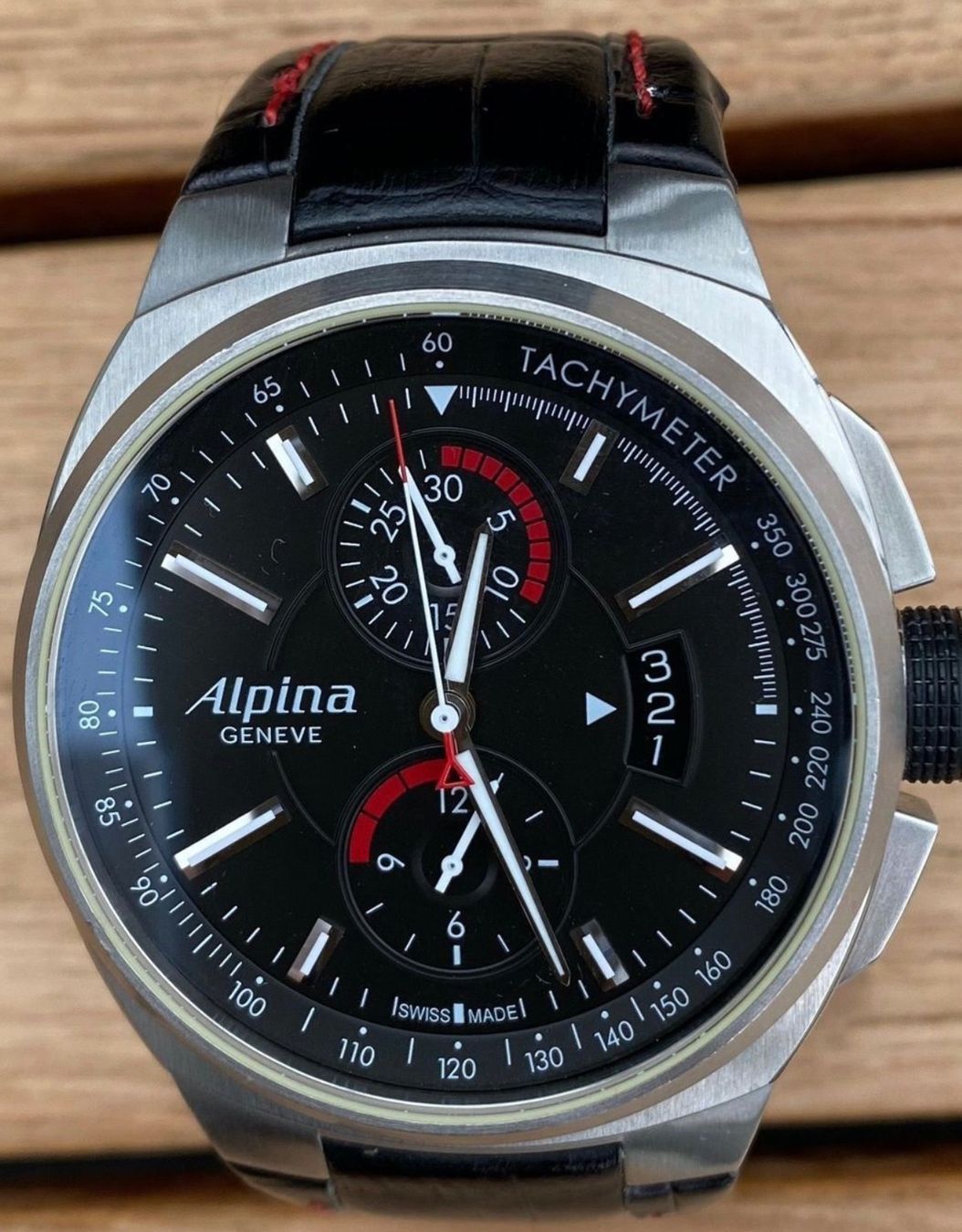 Alpina Orologi: Chronograph ALPINA Racing, Automatik – Usato da Walzenhausen venduto da Andro01 4