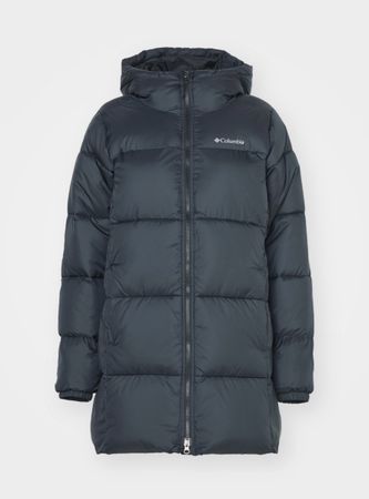 Columbia Pufferjacke mittellang, schwarz, Grösse S