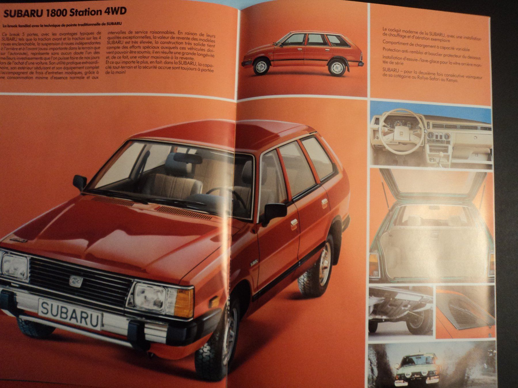 Subaru Dokumente: Prospekt Subaru Jahresprogramm 1980er – Gebraucht aus Schwarzenburg von modelCARama 5