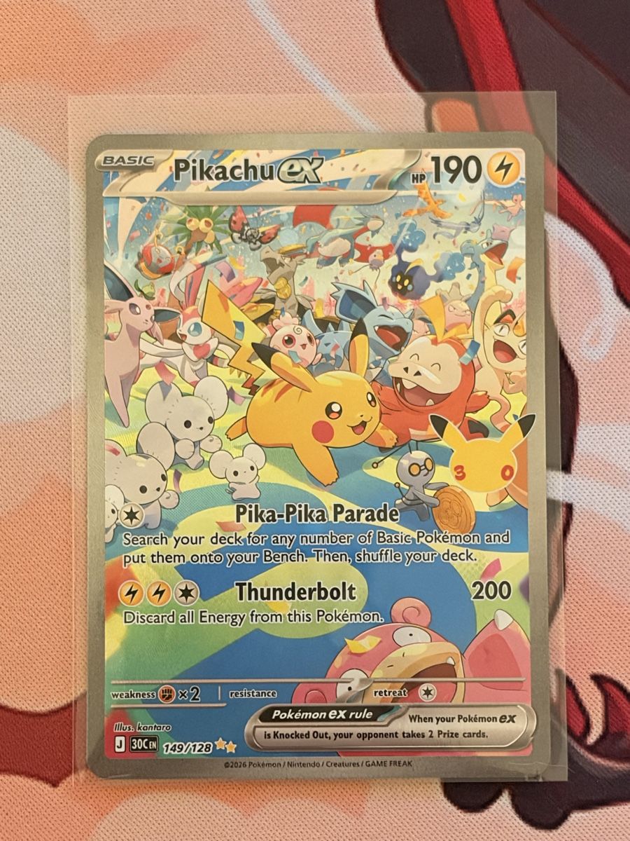 Pokémon Sammelbilder & Trading cards: 30th Celebration Pikachu ex Day  – Neu (gemäss Beschreibung) aus Seengen von ramooon