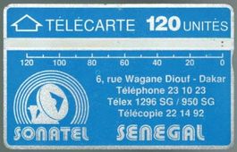 Telefonkarte Senegal 001A_39683