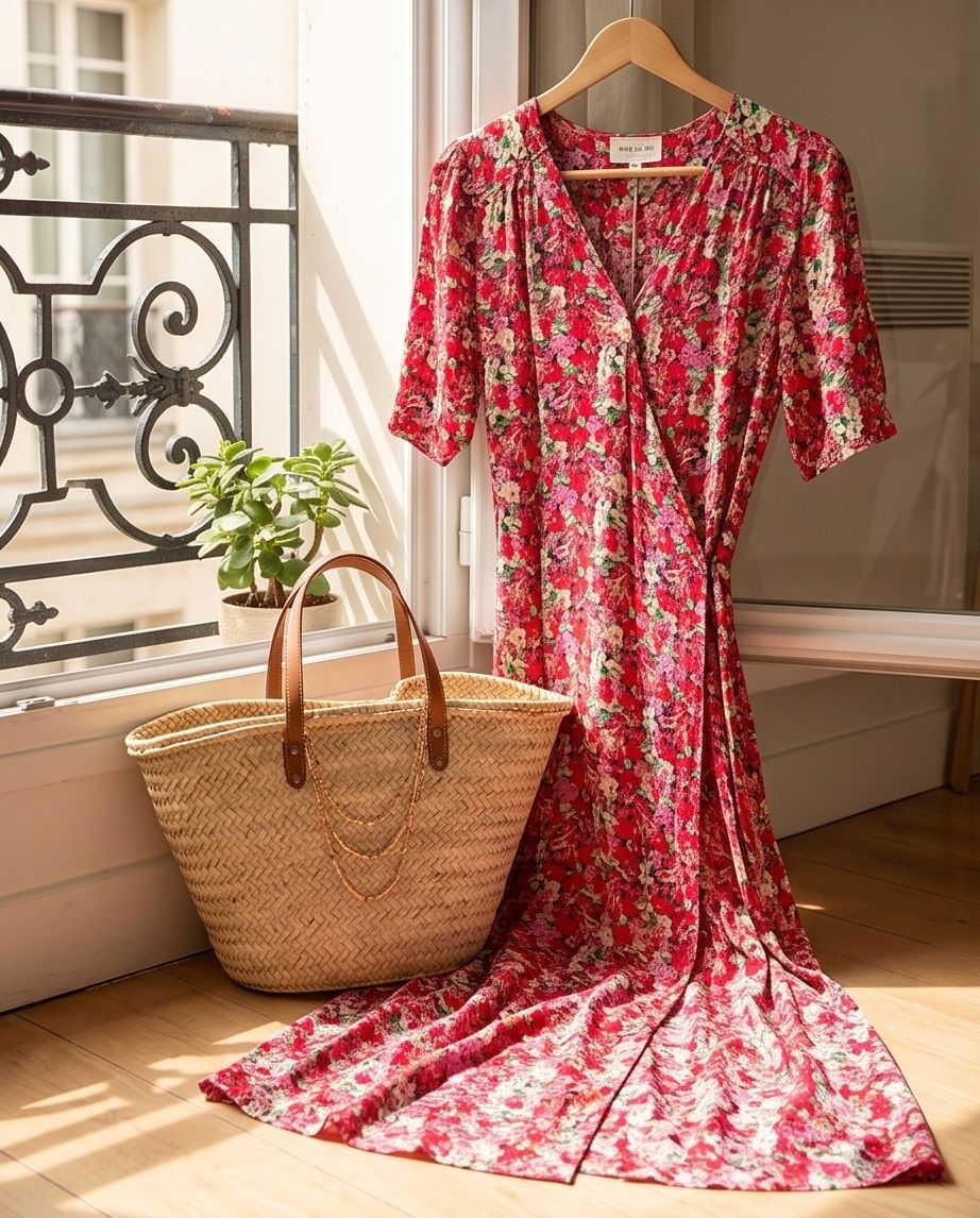 Vestiti: Robe Grace & Mila fleurie rouge - neuve - S – Nuovo e nell'imballaggio originale da Vuisternens-Romont venduto da gol_xp6p 5
