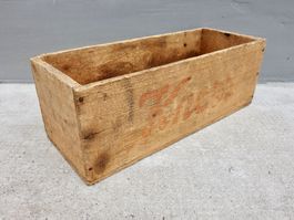 kleine alte Holzkiste Kiste KNORR
