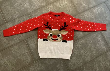 Weihnachtspullover mit Rentier - Vero Moda - Gr. M