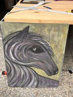 Gemälde Pferdekopf , 56x73 cm (41)