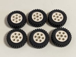 Lego - 6 Technik Räder 13 x 24