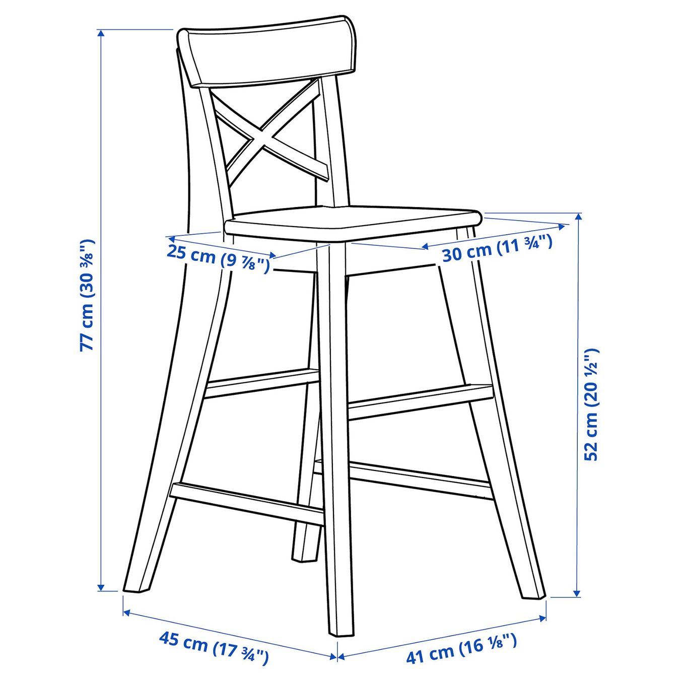 Ikea Sedie: IKEA INGOLF Kindstuhl weiß  90146456 – Nuovo e nell'imballaggio originale da Pratteln venduto da IKEA_Pratteln 4