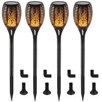 Solarleuchte Flammenlicht Gartenfackeln