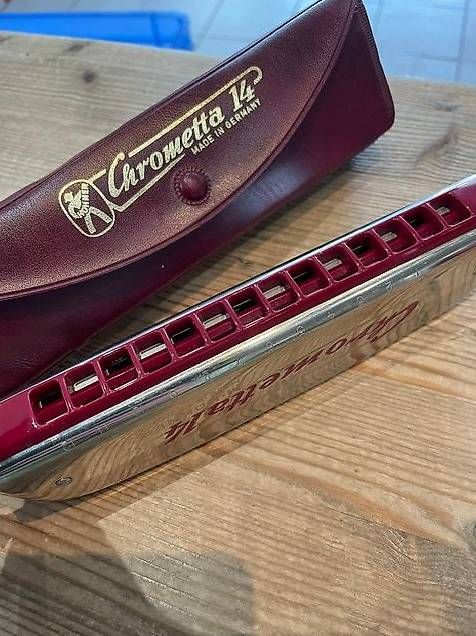Hohner Musikinstrumente: Chrometta 14 - Hohner Mundharmonika – Gebraucht aus Neuhausen am Rheinfall von galleria13 3