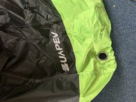 ZAPEV Regenschutz / Regenüberzug schwarz-grün