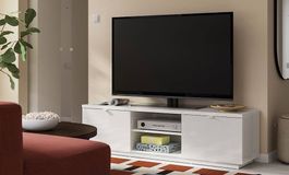 TV-Bank (Hochglanz weiss)