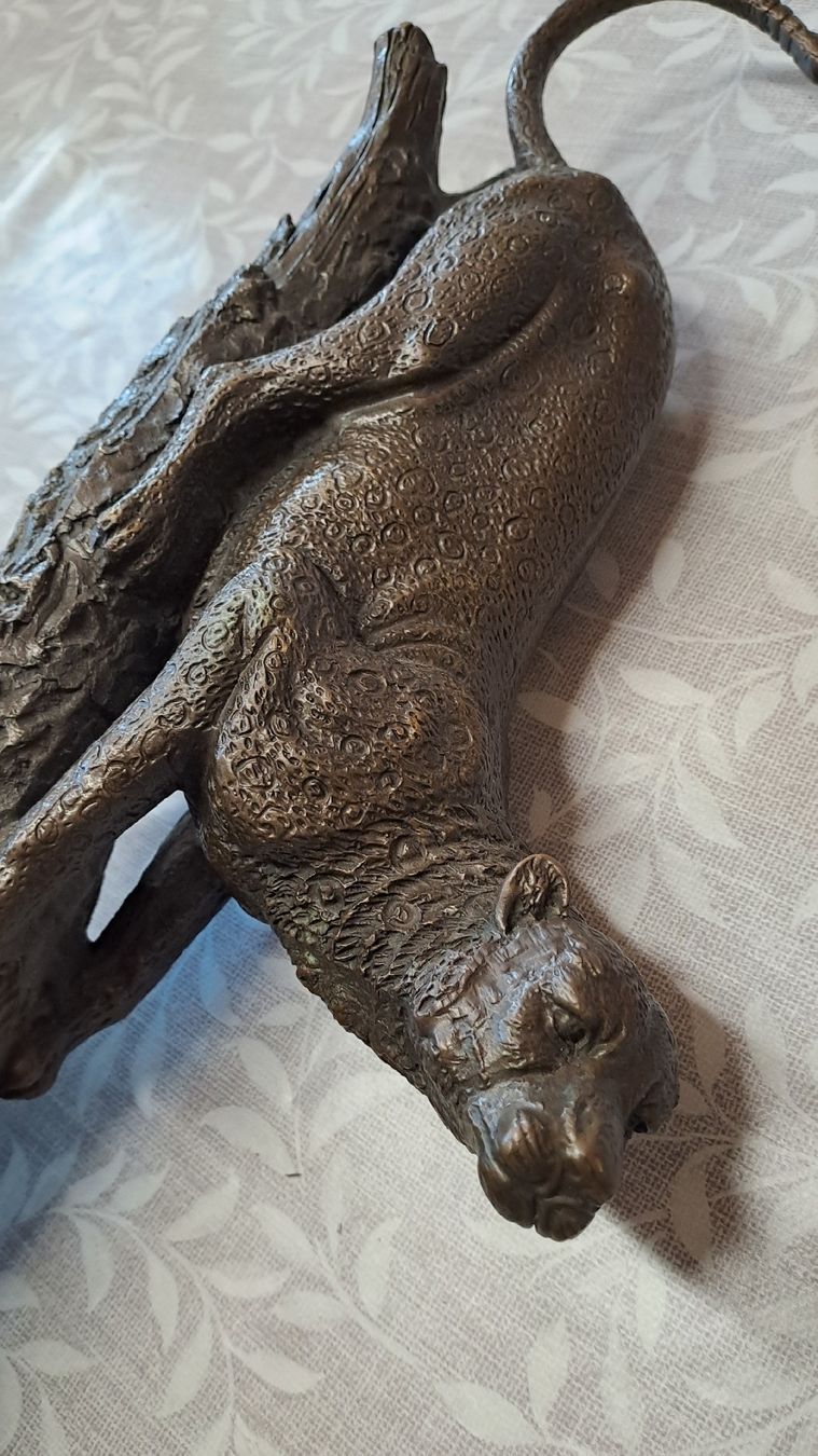 Sculture & Statue: SCHÖNE BARYE BRONZE RAUBKATZE – Usato da schönholzerswilen venduto da Vistapoint 4