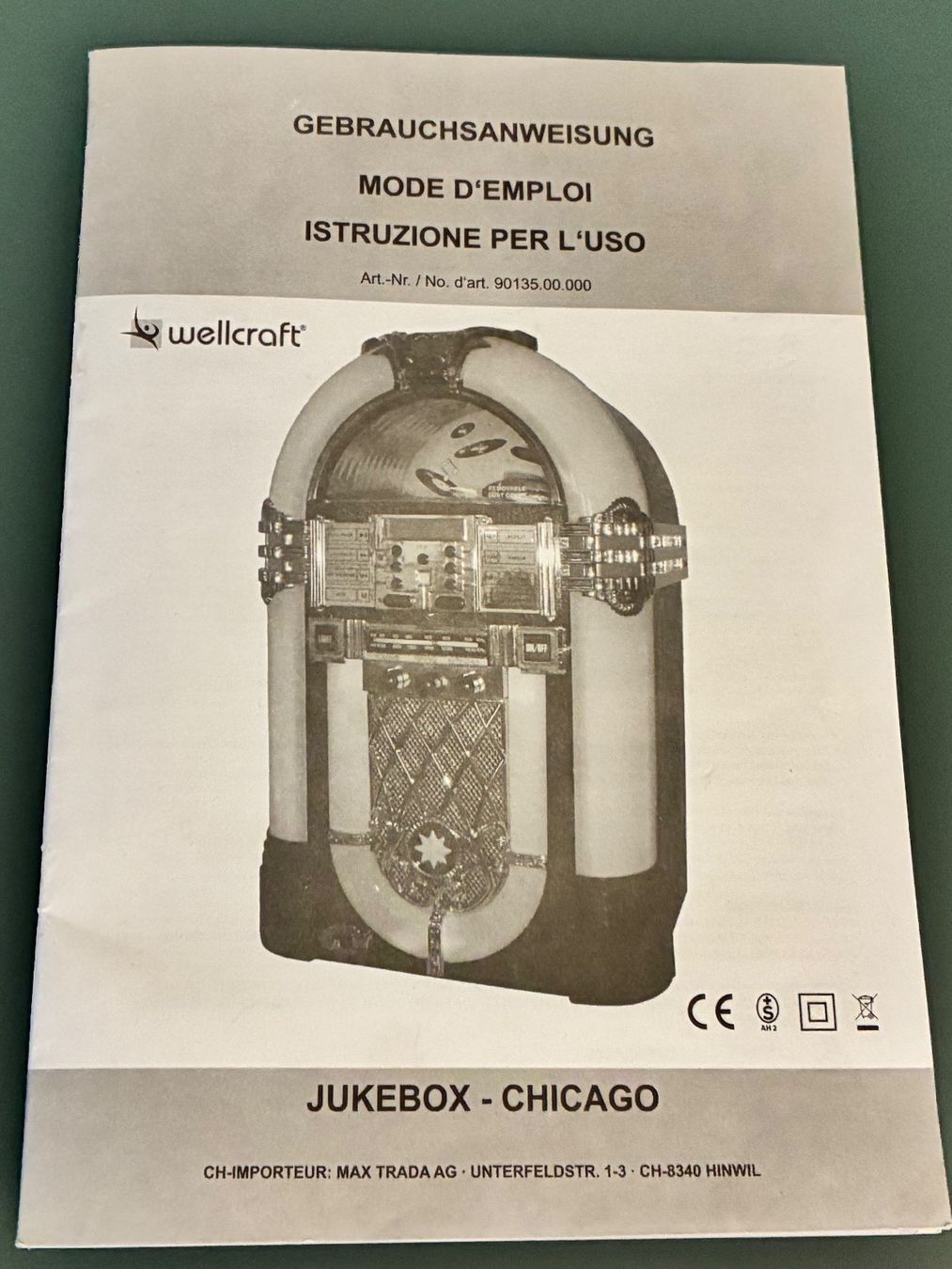 Jukebox: Coole Wellkraft Jukebox im Retro Design - Chicago – Usato da Horw venduto da adler65 8