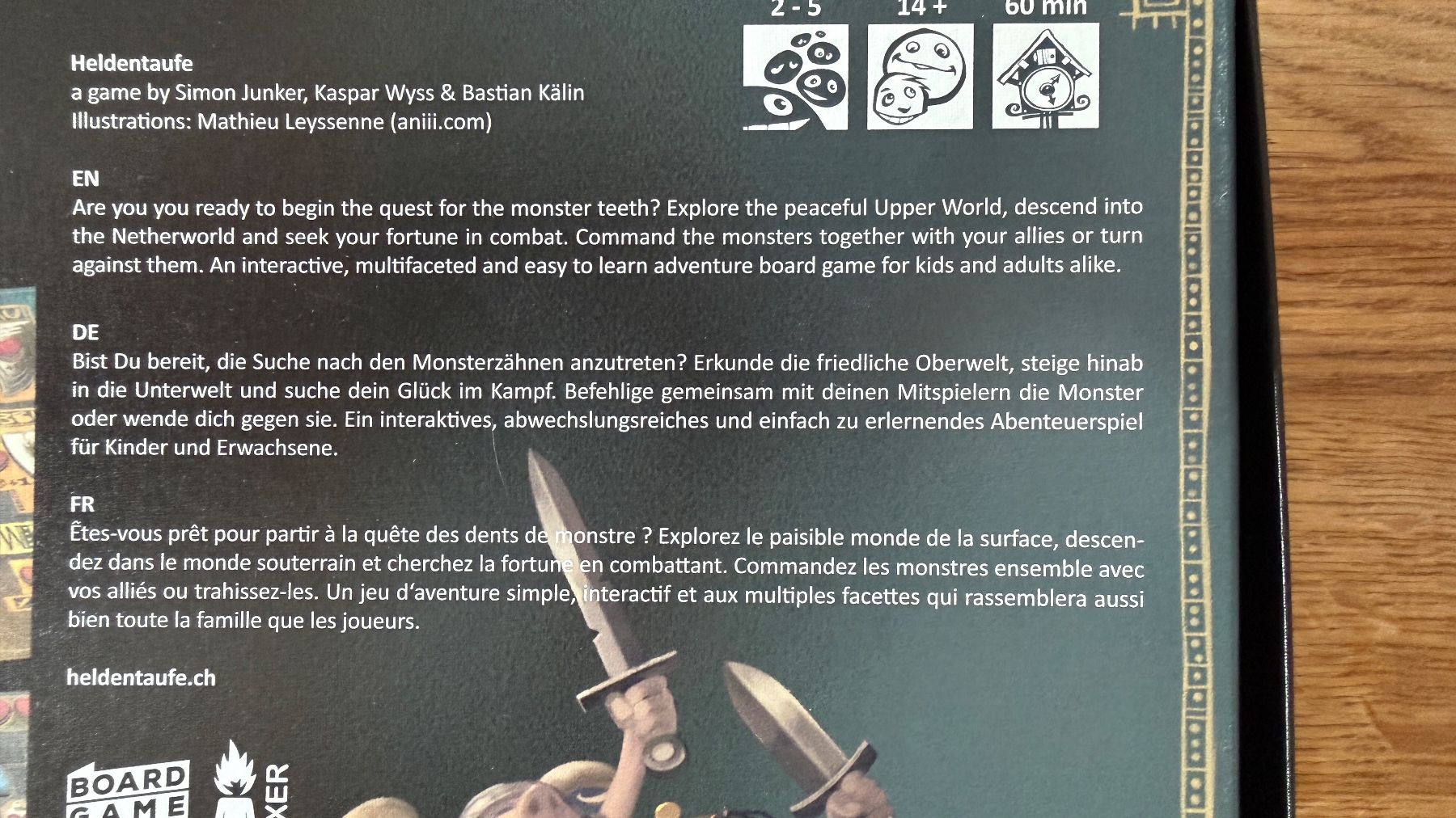 Spiele: Heldentaufe Brettspiel – Neu (gemäss Beschreibung) aus Schaffhausen von Bootes 3