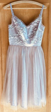 Klassisches Damenkleid, Gr. 36, altrosa