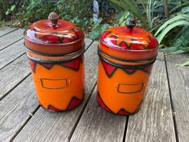 Knorr Vorratsdosen alt 2 Stk original, vintage