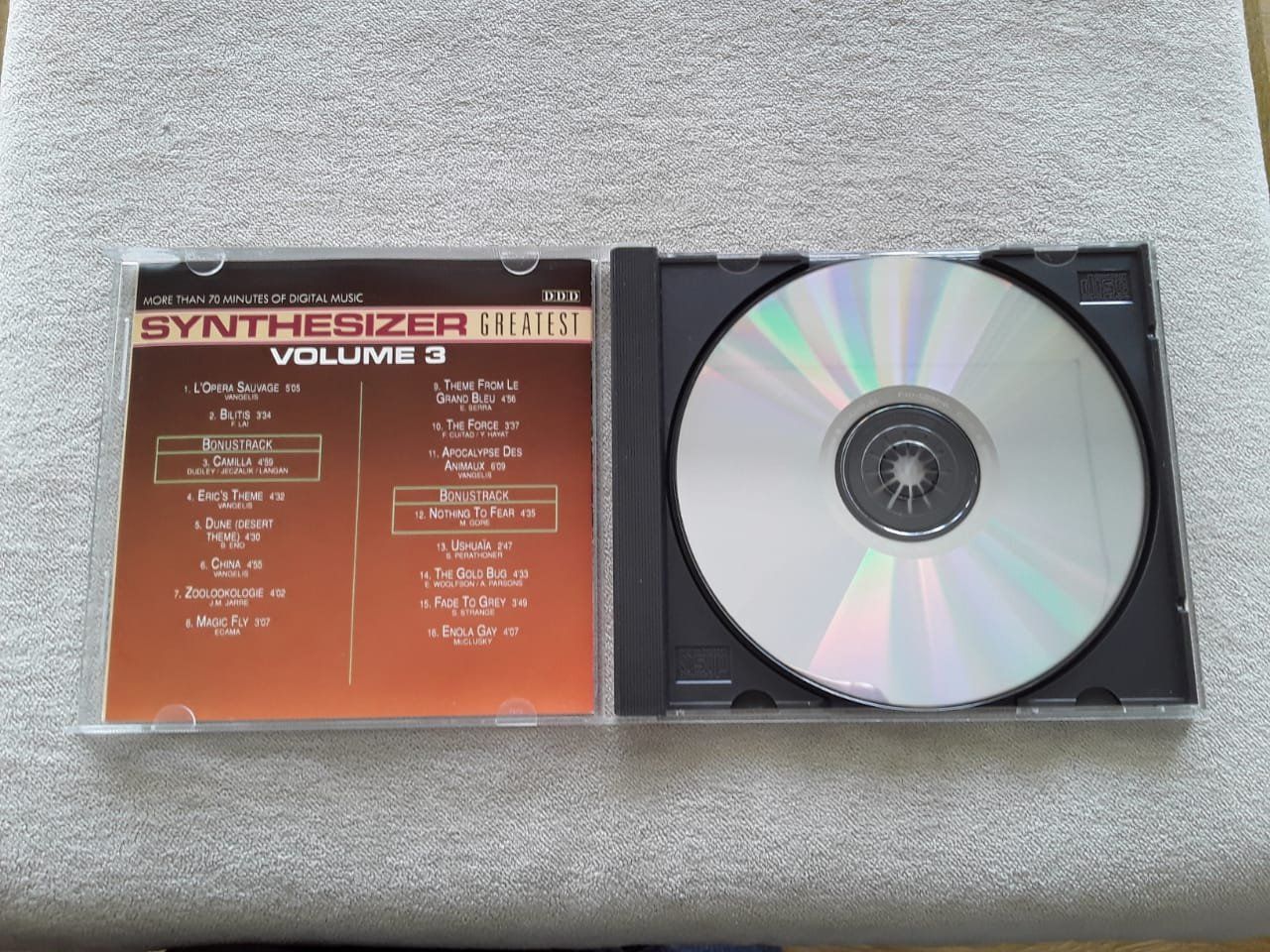 CD: Synthesizer Greatest Vol.3 – Usato da Lenzburg venduto da Sepulmander 2
