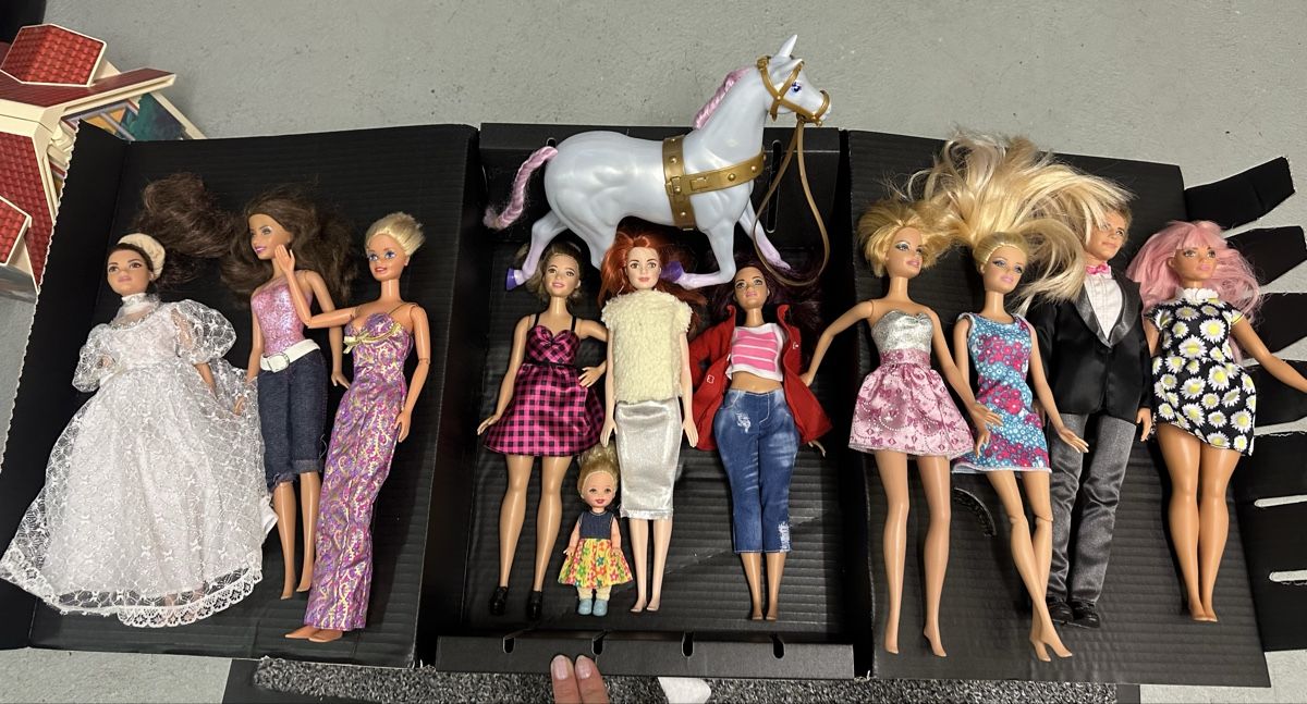 Bambole: Barbies + Pferd + diverse Kleidungsstücke – Usato da Zürich venduto da cbu_wh5s