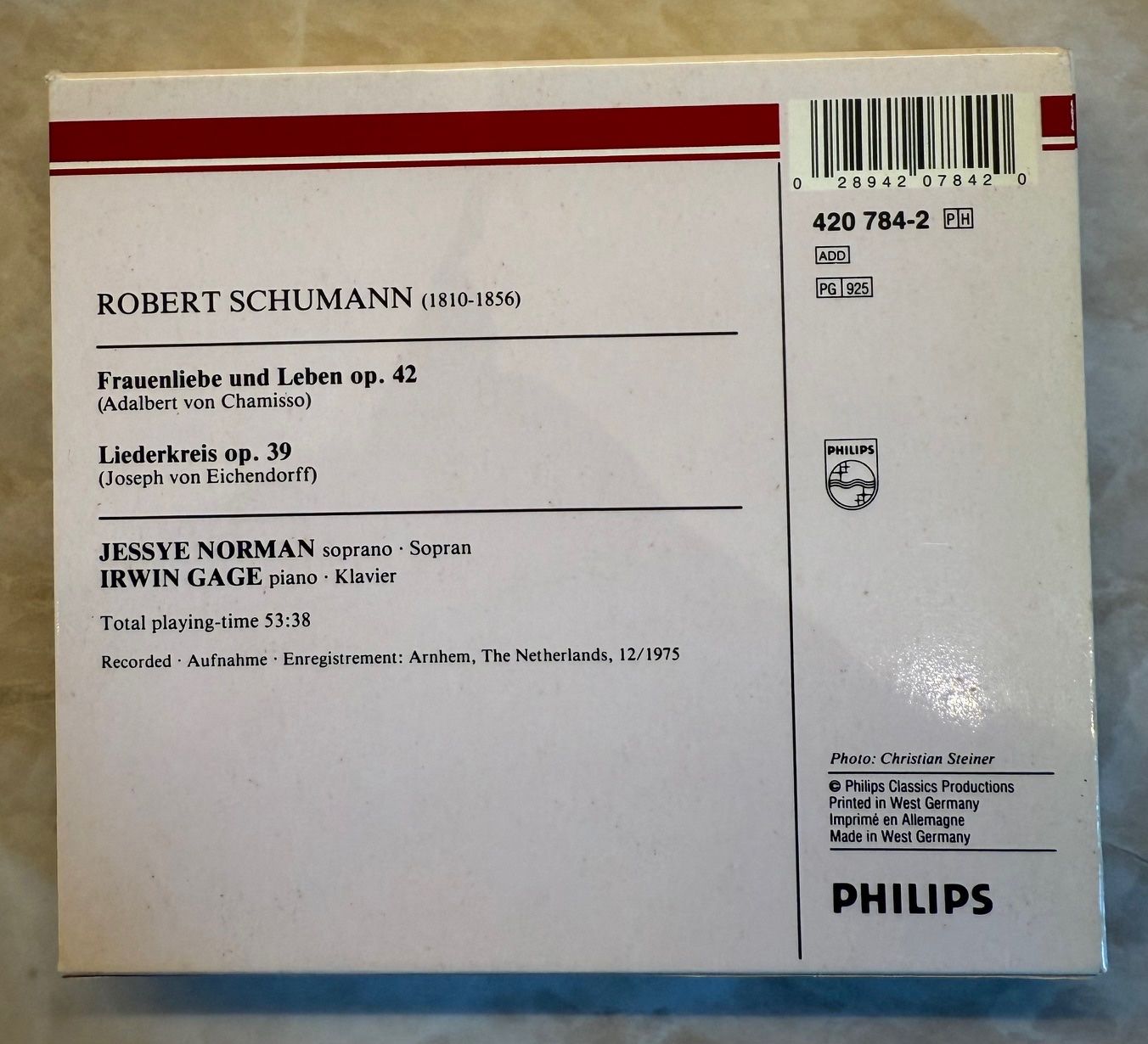 CD: Schumann - gesungen von Jessey Norman – Usato da Liestal venduto da 99katzen 1