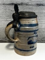 antiker Krug Steinzeug / Zinn ca. 160 Jahre alt