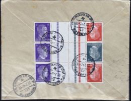 Deutsches Reich Einschreiben Brief Nürnberg 1942 WW2