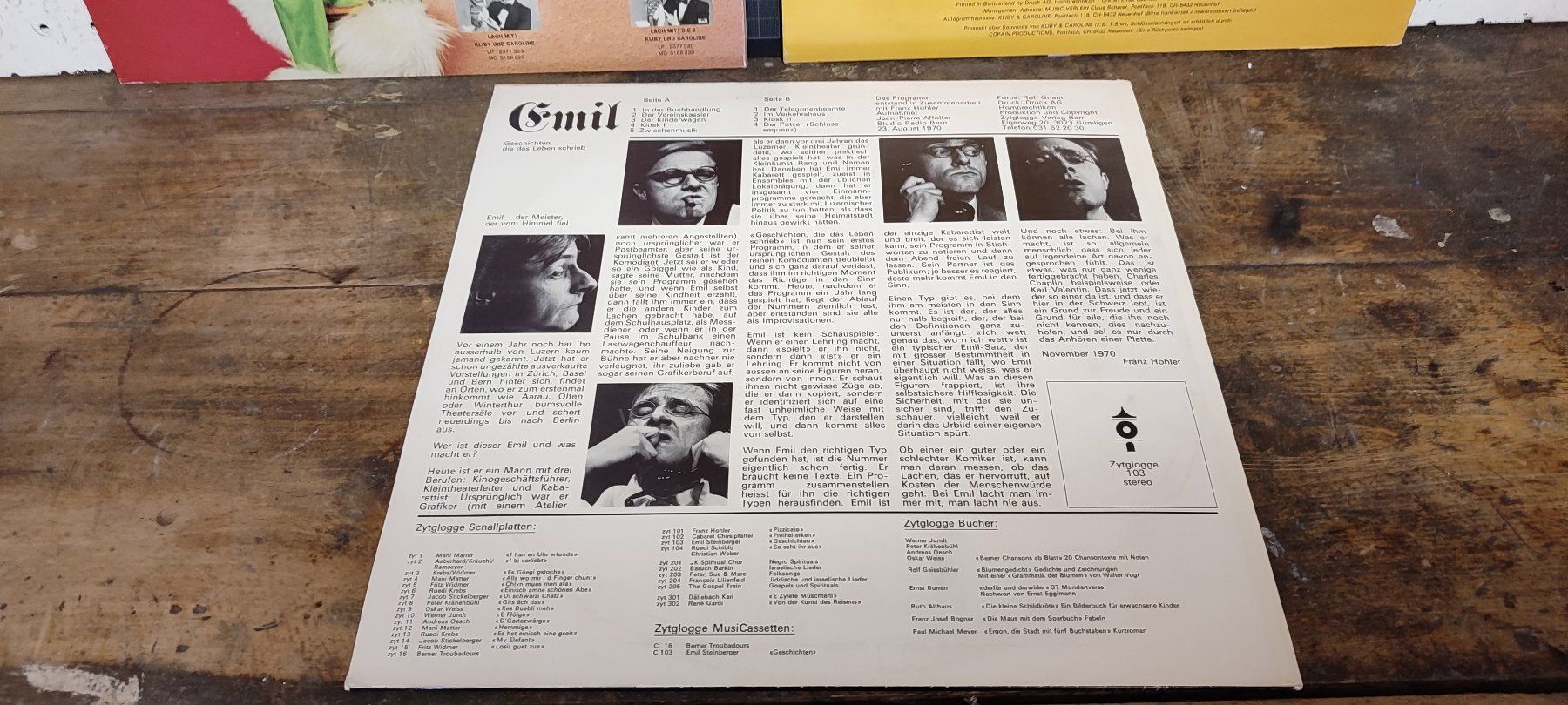 Dischi in vinile: 2 Klibi und Caroline und 1 Emil Schallplatten – Usato da Gelterkinden venduto da MYSTOREFORYOU4460 5