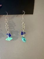 Boucle d’oreilles océan 