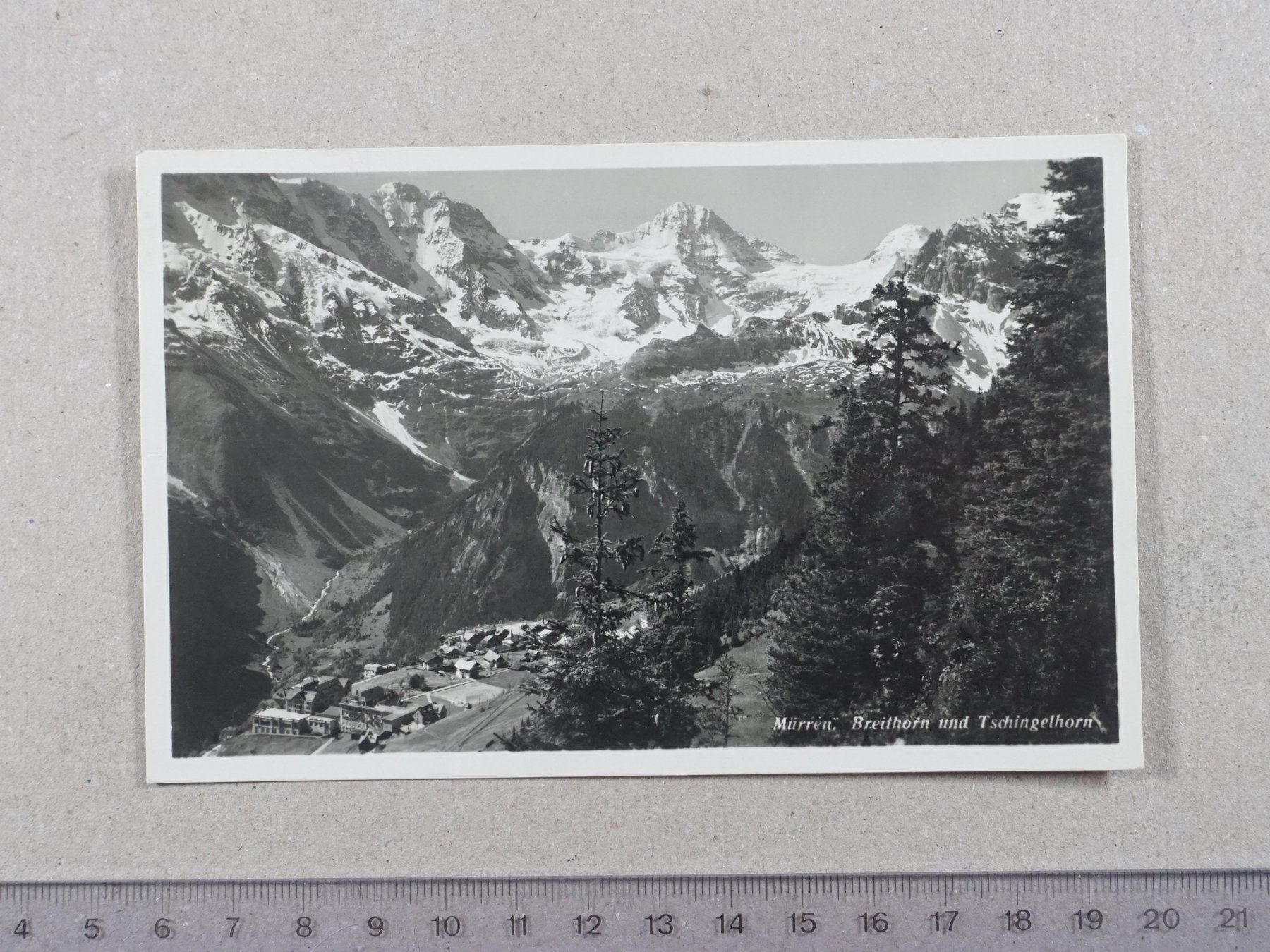 Cartoline postali: Mürren, 1933 – Usato da Lenzburg venduto da fh1
