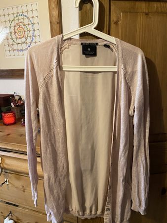 Maison Scotch cardigan rose pâle taille 1 (S)