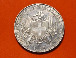 Schützentaler 4 Franken 1842 (Henkelspur)