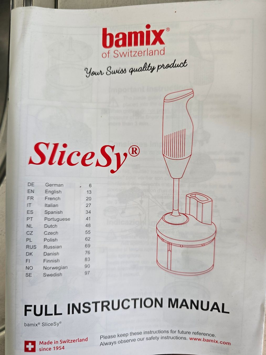 Bamix Elettrodomestici da cucina: Bamix SliceSy-Set 11-tlg. – Nuovo (secondo la descrizione) da Romanshorn venduto da Rachacha 2