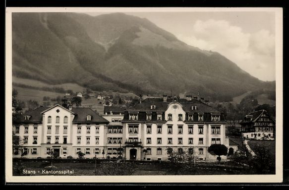 Cartes postales: AK Stans, Kantonsspital, 1912 – D'occasion à Berlin par bartko-reher