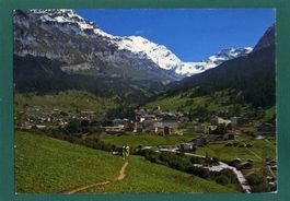 Leukerbad, Balmhorn und Gitzifurgge, ungelaufen, Grossformat