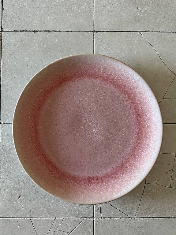 H&M Piatti: Großer Keramik-Teller Rosa – Usato da Zürich venduto da ebr_595v