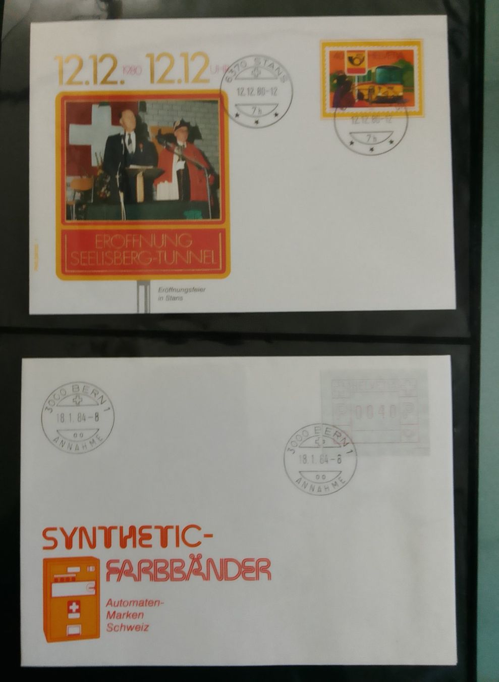 Album: Briefmarkenalbum Schweiz. Top Sammlung – Usato da Marbach LU venduto da Steinbeck1 1
