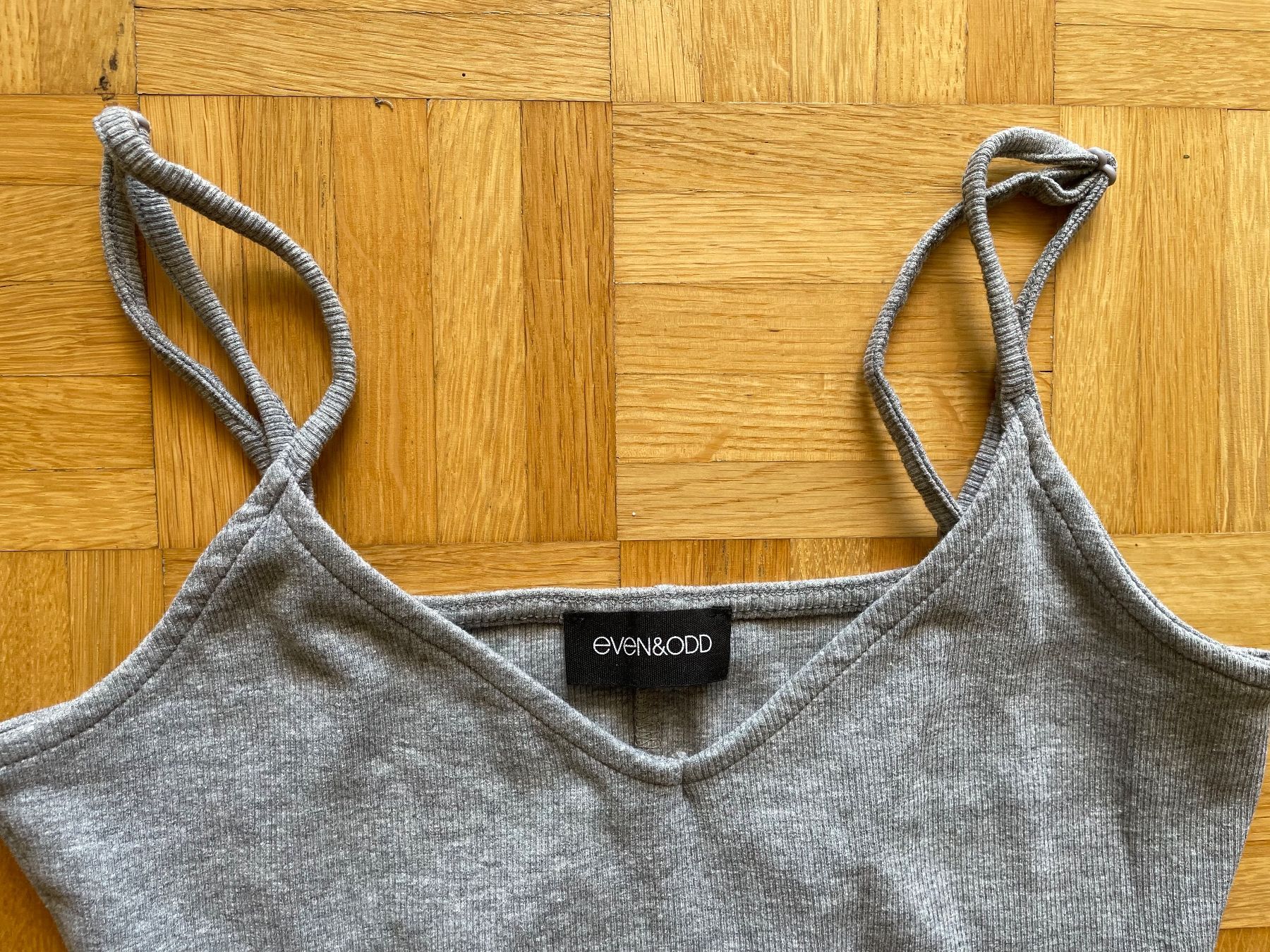 Kleider: Graues Jersey Maxikleid mit Spaghettiträger Even&Odd – Neu (gemäss Beschreibung) aus Winterthur von elorianina 1