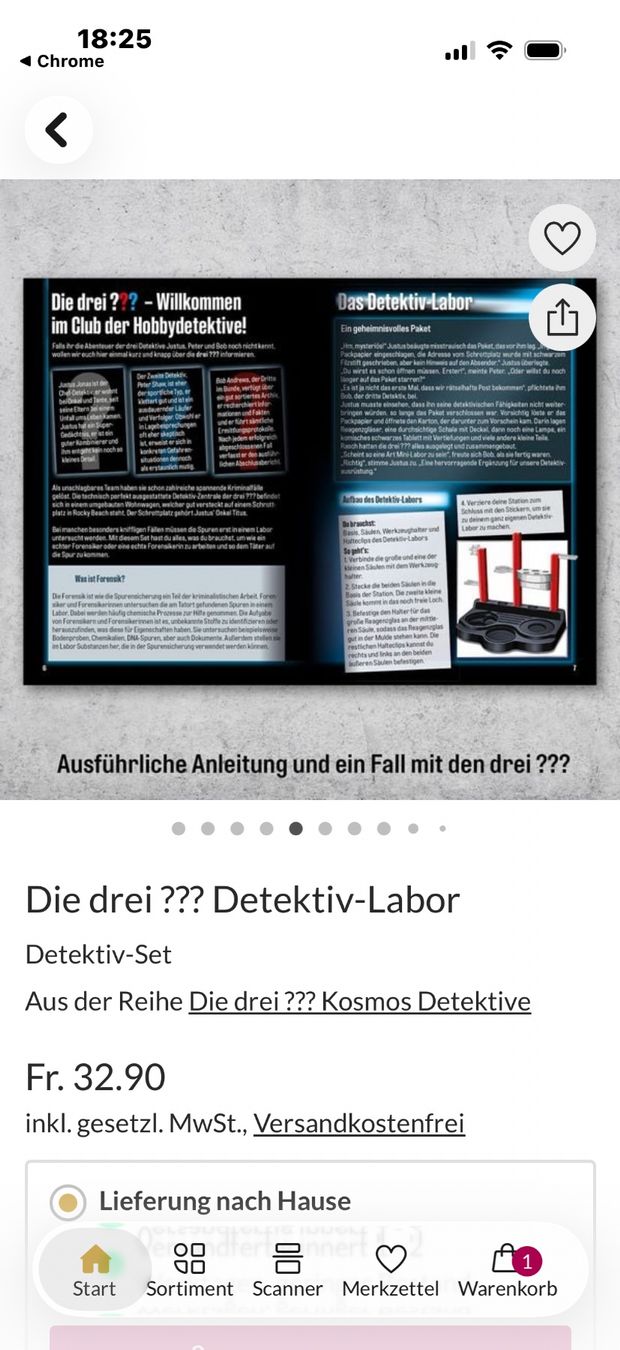Kosmos Giocattoli: Die drei ??? Detektiv Labor – Nuovo e nell'imballaggio originale da Ebikon venduto da Jascha0 4